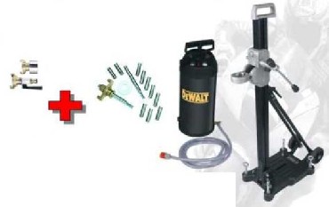 podest-statyw + zestaw mocujcy + zbiornik na wod DeWalt D215831 + D215825 + D215824