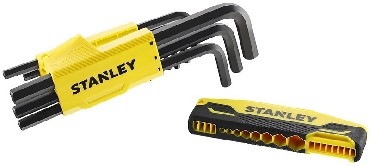 Zestaw kluczy imbusowych Stanley Klucze szecioktne + rkoje - 9 sztuk