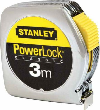 Miara zwijana Stanley Miara PowerLock Mylar chrom 3 m x 12.7 mm