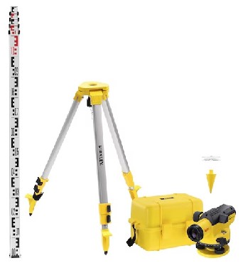 Niwelator optyczny Stanley FatMax AL32 (grady) + statyw i ata