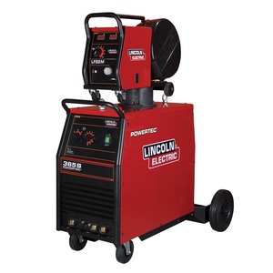 Zestaw spawalniczy Lincoln Electric Powertec 365S + LF24M - chodzenie ciecz