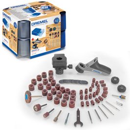 Zestaw osprztu Dremel MAS do prac w drewnie - 2 PRZYSTAWKI + 80 ACC (730)