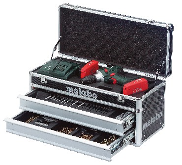 Akumulatorowa wiertarko-wkrtarka Metabo BS 18 LT Compact + ASC 30 + 2 x Li-Ion 18.0 V 1.3 Ah + 208 szt. osprztu
