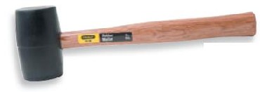 M³otek gumowy Stanley 450g czarny