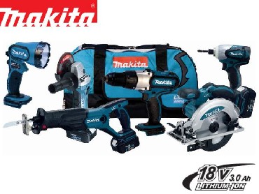 Zestaw narzdzi akumulatorowych Makita DLX6004 (LXT600)