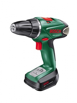 Akumulatorowa wiertarko-wkrtarka Bosch PSR 14.4 LI-2 Nano /walizka i 2 akumulatory/