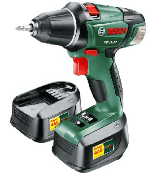 Akumulatorowa wiertarko-wkrtarka Bosch PSR 18 LI-2 Nano set /walizka. 2 akumulatory i adowarka/