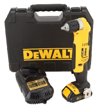 Akumulatorowa wiertarka ktowa DeWalt DCD740C1 - akumulator 18V/1.5Ah