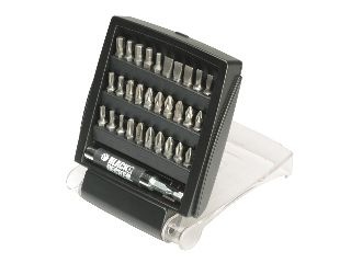 Narzędzie wielofunkcyjne Black&Decker Zestaw bitów + uchwyt magnetyczny - 31 szt.