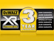 3-letnia gwarancja od DeWALT